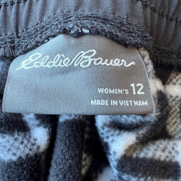 Eddie Bauer stretch fleece lined polar cargo pants/ joggers - Picture 7 of 9